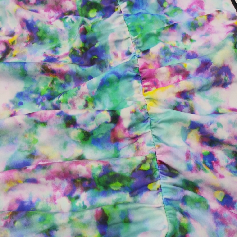 Torrid High Waist Ruched Swim Skirt - Picture 3 of 7